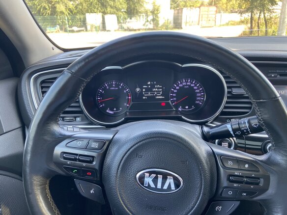 2013 Kia Optima III Рестайлинг, серый, 1530000 рублей - вид 4
