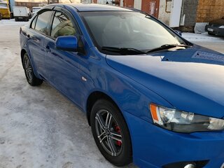 2011 Mitsubishi Lancer X Рестайлинг, синий, 935000 рублей, вид 2