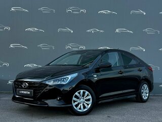 2022 Hyundai Solaris II Рестайлинг, чёрный, 1630600 рублей, вид 1