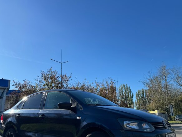 2014 Volkswagen Polo V, синий, 1200000 рублей - вид 1