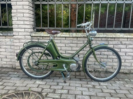 1954 Triumph B 350, зелёный, 380000 рублей, вид 4