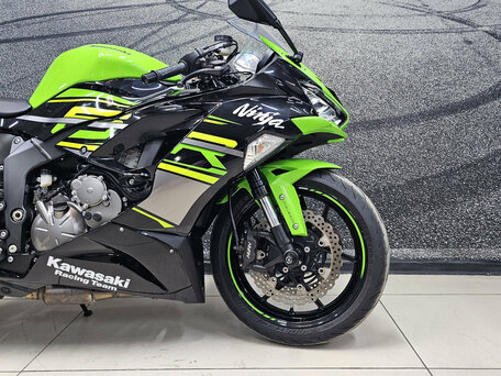 2019 Kawasaki ZX-6 Ninja, зелёный, 949000 рублей, вид 2