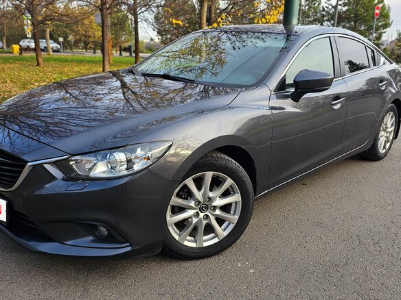 2016 Mazda 6 III (GJ) Рестайлинг, серый, 1800000 рублей - вид 6