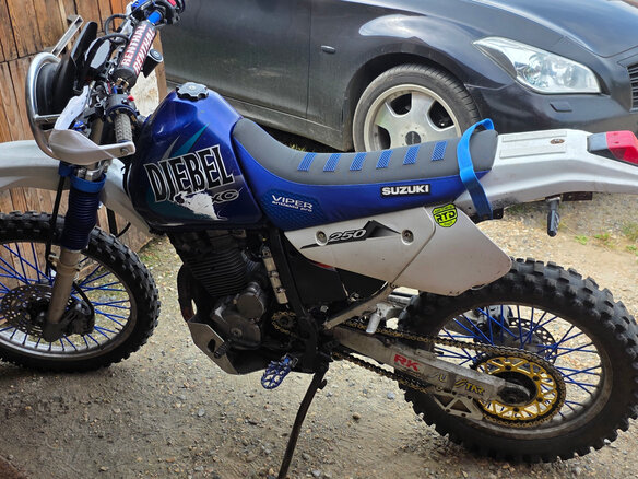 1999 Suzuki Djebel 250, синий, 210000 рублей - вид 6