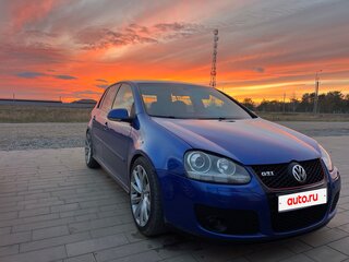 2007 Volkswagen Golf GTI V, синий, 950000 рублей, вид 3