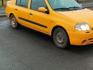 2001 Renault Clio II, жёлтый, 160000 рублей, вид 3