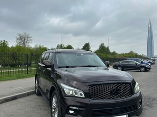 2015 Infiniti QX80 I Рестайлинг, пурпурный, 3100000 рублей, вид 1