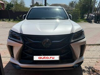2020 Lexus LX 570 III Рестайлинг 2, белый, 9150000 рублей, вид 3