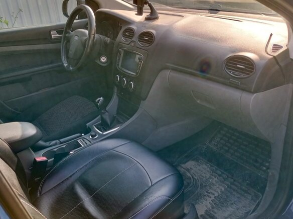 2008 Ford Focus II Рестайлинг, синий, 380000 рублей - вид 4