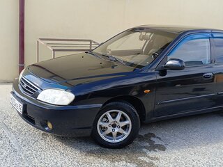 2007 Kia Spectra I Рестайлинг 2, чёрный, 430000 рублей, вид 1