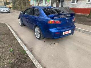 2011 Mitsubishi Lancer X Рестайлинг, синий, 570000 рублей, вид 4