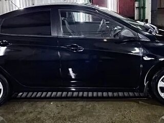 2011 Hyundai Solaris I, чёрный, 590000 рублей, вид 3