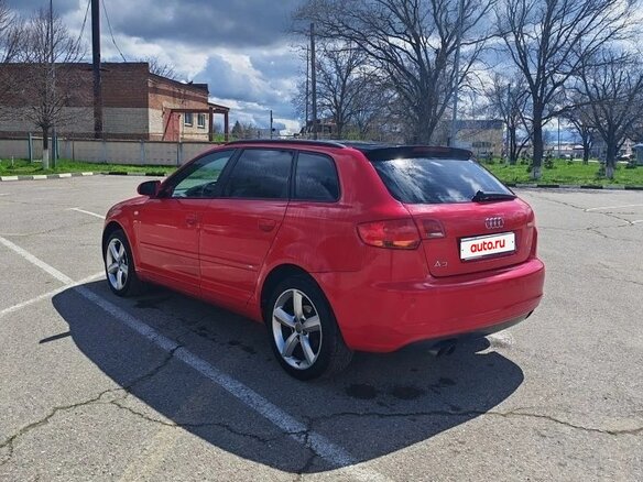 2007 Audi A3 II (8P) Рестайлинг 1, красный, 850000 рублей - вид 5