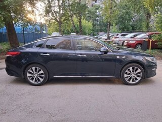 2018 Kia Optima IV Рестайлинг, синий, 1850000 рублей, вид 2