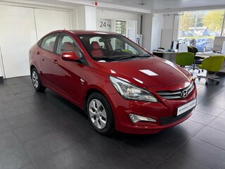 2016 Hyundai Solaris I Рестайлинг, красный, 1198000 рублей, вид 3