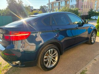 2013 BMW X6 35i I (E71) Рестайлинг, синий, 3150000 рублей, вид 4