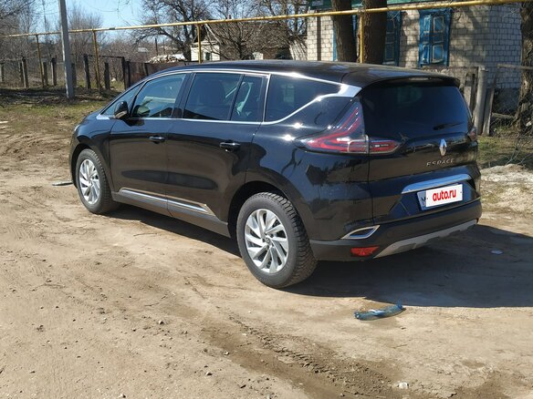 2017 Renault Espace V, чёрный, 1850000 рублей - вид 2