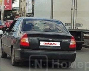 2006 Hyundai Accent ТагАЗ II, чёрный, 250000 рублей, вид 4