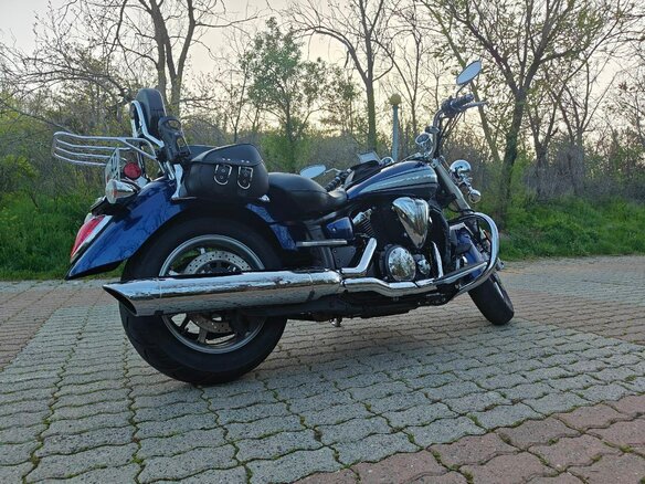 2009 Yamaha XVS1300, синий, 850000 рублей - вид 13