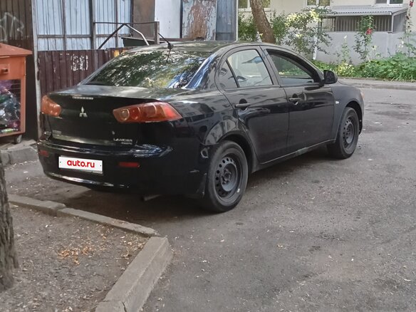 2008 Mitsubishi Lancer X, чёрный, 440000 рублей - вид 1