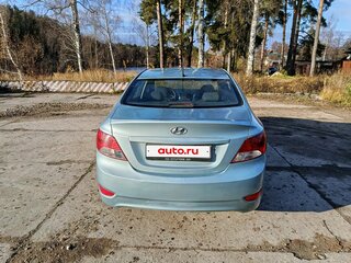 2013 Hyundai Solaris I, голубой, 590000 рублей, вид 4