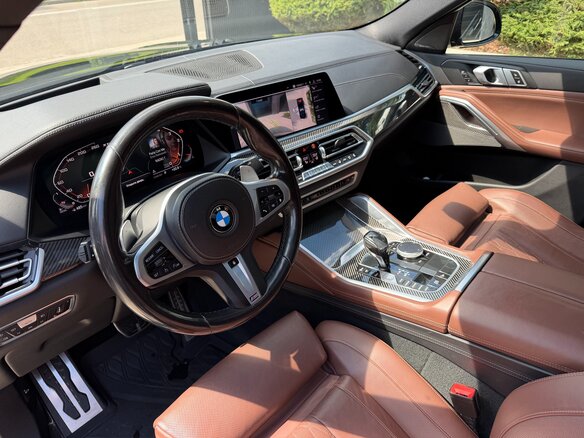 2020 BMW X6 M50d III (G06), чёрный - вид 1