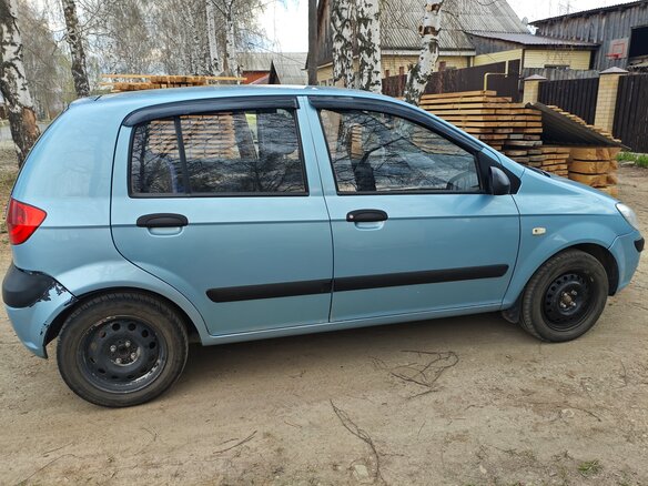 2008 Hyundai Getz I Рестайлинг, голубой, 340000 рублей - вид 3