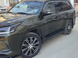 2021 Lexus LX 570 III Рестайлинг 2, зелёный, 14000000 рублей, вид 3