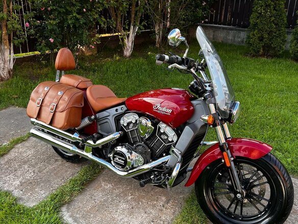2015 Indian Scout, пурпурный, 800000 рублей - вид 11