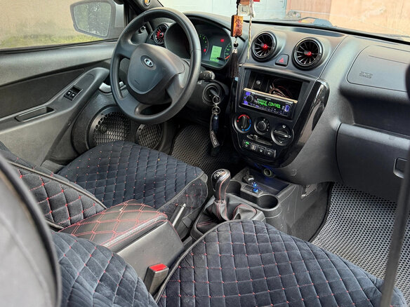 2015 Lada (ВАЗ) Granta I, серебристый, 550000 рублей - вид 12