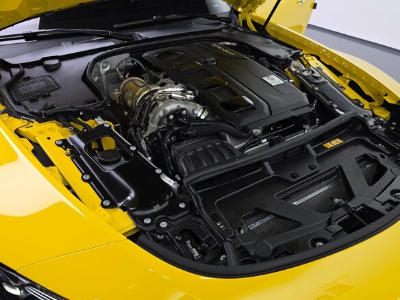 2025 Mercedes-Benz SL-Класс AMG 43 AMG IV (R232), жёлтый - вид 6