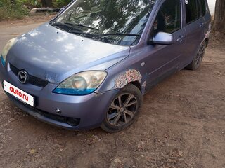 2005 Mazda Demio II (DY) Рестайлинг, голубой, 125000 рублей, вид 2