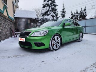 2012 Skoda Octavia RS II Рестайлинг, зелёный, 1770000 рублей, вид 4