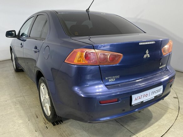 2008 Mitsubishi Lancer X, синий - вид 5