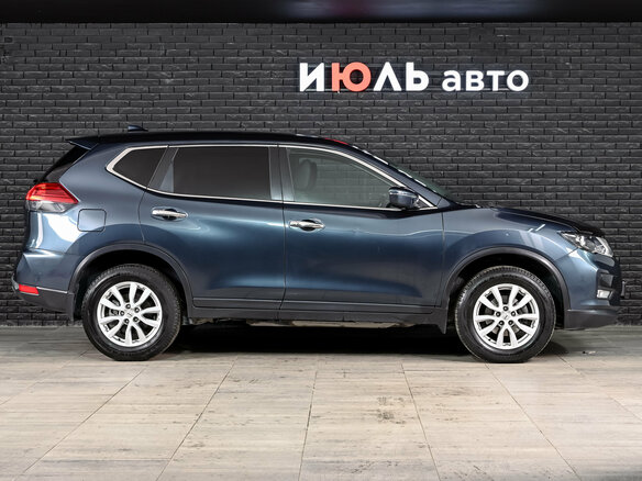 2021 Nissan X-Trail III Рестайлинг, синий, 2900000 рублей - вид 9
