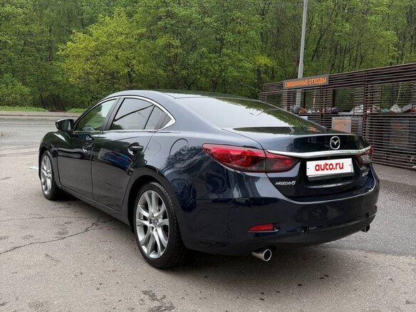 2015 Mazda 6 III (GJ) Рестайлинг, синий, 2100000 рублей - вид 3