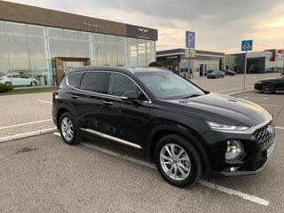 2019 Hyundai Santa Fe IV, чёрный, 3280000 рублей, вид 5
