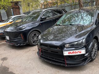 2008 Mitsubishi Lancer X, чёрный, 950000 рублей, вид 4