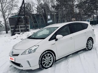 2012 Toyota Prius Alpha I (ZVW40/41), белый, 1150000 рублей, вид 2