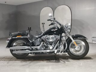 2009 Harley-Davidson Softail Deluxe, чёрный, 916000 рублей, вид 1