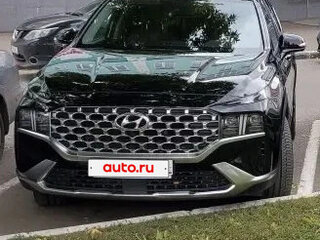 2021 Hyundai Santa Fe IV Рестайлинг, чёрный, 3500000 рублей, вид 1