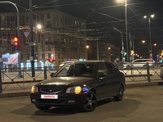 2005 Hyundai Accent ТагАЗ II, чёрный, 410000 рублей, вид 3