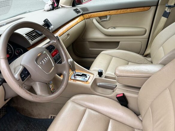 2007 Audi A4 III (B7), красный, 555000 рублей - вид 6