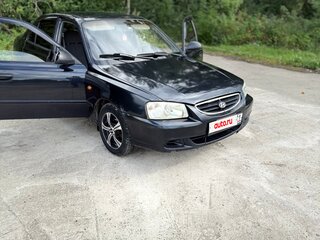 2008 Hyundai Accent ТагАЗ II, чёрный, 150000 рублей, вид 5
