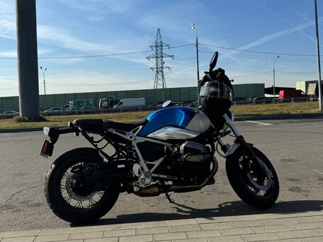2021 BMW R Nine T, голубой, 1600000 рублей, вид 3
