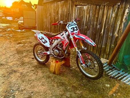 2012 Honda CRF 450R, красный, 320000 рублей, вид 1