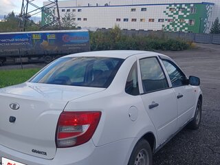 2014 Lada (ВАЗ) Granta I, белый, 210000 рублей, вид 4