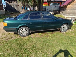 1992 Audi 100 IV (C4), зелёный, 350000 рублей, вид 3