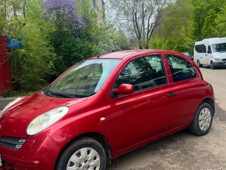2006 Nissan Micra III (K12), красный, 410000 рублей, вид 2