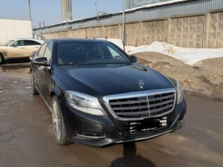 2015 Mercedes-Benz S-Класс 350 CDI BlueTEC Long 7G-TRONIC VI (W222, C217), чёрный, 2900000 рублей, вид 2